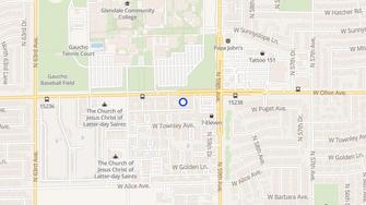 Map for Sunflower Apartments - Glendale, AZ