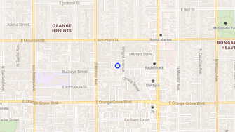 Map for Wright Avenue Apartments - Pasadena, CA