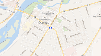 Map for Rose Terrace Senior Apartments - Oswego, IL
