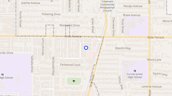 Map for Del Pine Terrace - Bakersfield, CA