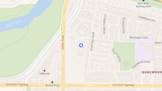 Map for Quailwood Apartments - Bakersfield, CA