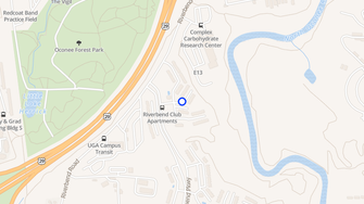 Map for Riverbend Club Apartments - Athens, GA