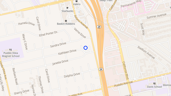 Map for Olive Tree Apartments - Napa, CA