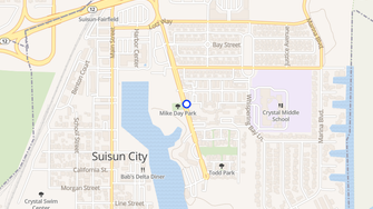Map for The Village Apartments - Suisun City, CA