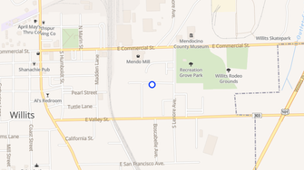 Map for Creekside Village Apartments - Willits, CA