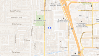 Map for Del Nido Apartments - Santa Rosa, CA