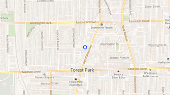 Map for Forest Park Apartments - Forest Park, IL