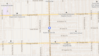 Map for Oak Park Apartments - Oak Park, IL