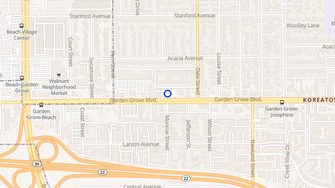 Map for Magnolia Garden Apartments - Garden Grove, CA