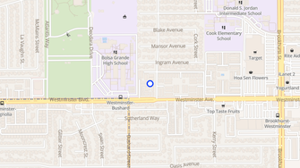 Map for Courtyard Villas - Garden Grove, CA