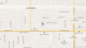 Map for Dolphin Apartments - Anaheim, CA