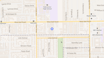 Map for Len Mar Garden Apartments - Anaheim, CA