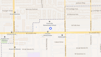 Map for Villa Anaheim Senior Apartment - Anaheim, CA