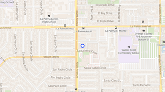 Map for Buena La Vista Apartment Homes - Buena Park, CA