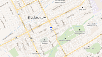 Map for Park Place Apartmens - Elizabethtown, PA