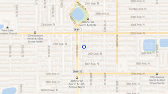 Map for Chez Paree Apartments - Saint Petersburg, FL