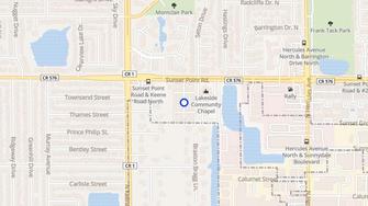 Map for Southron Apartments - Clearwater, FL