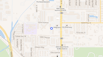 Map for Oceanside Estate Apartments - Pinellas Park, FL