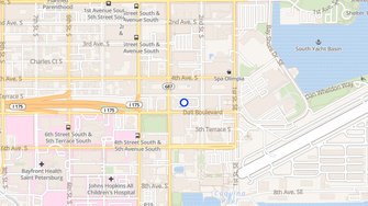 Map for Carlton Towers - Saint Petersburg, FL