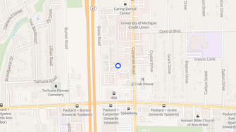 Map for Sparrow Wood Apartments - Ann Arbor, MI