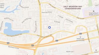 Map for Sea Pines - Virginia Beach, VA