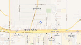 Map for Black Horse Apartments - Apple Valley, CA