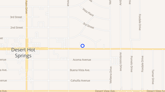 Map for Sandy Palms Apartments - Desert Hot Springs, CA