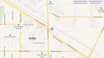 Map for Royal Oaks - Indio, CA