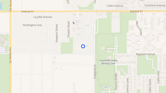 Map for Casa Grande Apartments - Coachella, CA