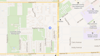 Map for Coachella Valley Apartments - Coachella, CA