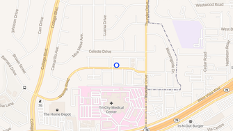 Map for Forest Glen Apartments - Oceanside, CA