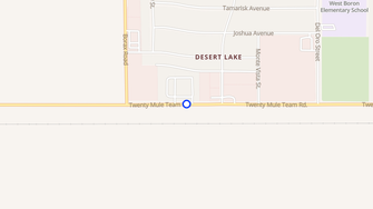 Map for Desert Lake Apartments - Boron, CA