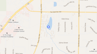 Map for Cobblestone apartment homes - Marietta, GA