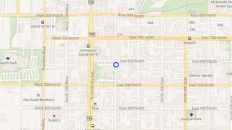 Map for Campus Way - Provo, UT