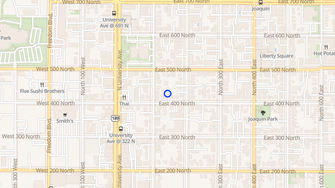 Map for Tanner Apartments - Provo, UT