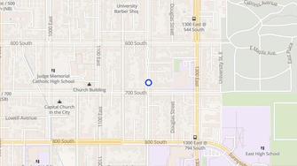 Map for Quail Run Apartments - Salt Lake City, UT