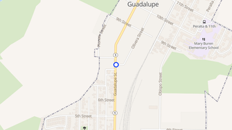 Map for La Plaza Villas - Guadalupe, CA