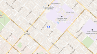 Map for Malabar Apartments - Santa Barbara, CA