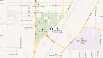 Map for Castle Drive Apartments - Borger, TX