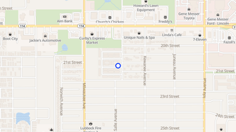 Map for LaSalle Villas - Lubbock, TX
