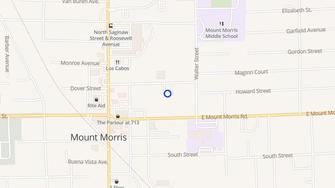 Map for Arbor Lane Apartments - Mount Morris, MI