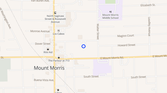 Map for Arbor Lane Apartments - Mount Morris, MI