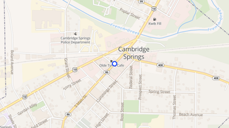 Map for Bartlett Gardens - Cambridge Springs, PA