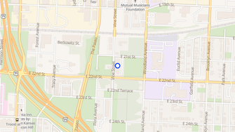Map for Vine Street Lofts - Kansas City, MO