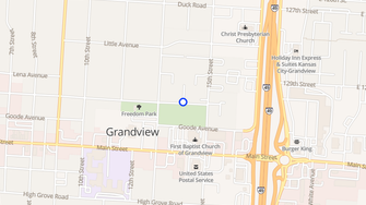 Map for Oak Tree Square - Grandview, MO