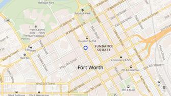 Map for Sundance West Highrise Apts - Fort Worth, TX