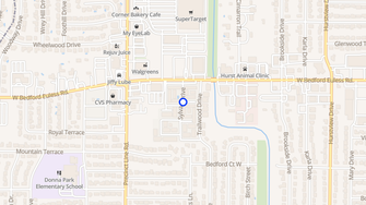 Map for Hunter Chase Apartment Homes - Hurst, TX