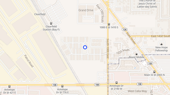 Map for Oakstone Apartments - Clearfield, UT