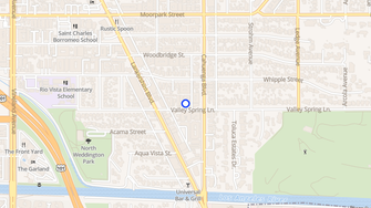 Map for Camden Place Apartments - North Hollywood, CA
