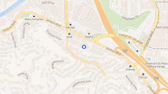 Map for Fruitland Manor Apartments - Studio City, CA